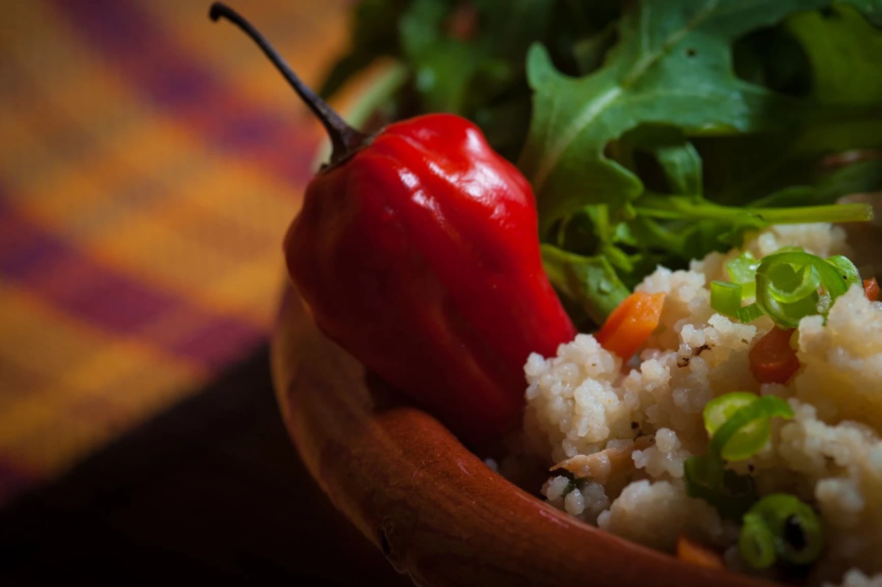 Piment dans un couscous